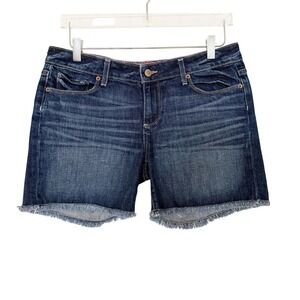 Paige Distressed Cutoff Midrise Denim Shorts Style 1220673-250 28